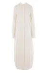 Totême Striped Jacquard Shirt Dress In White