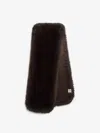 Totême Faux Fur Stole Beaver Brown In Brown