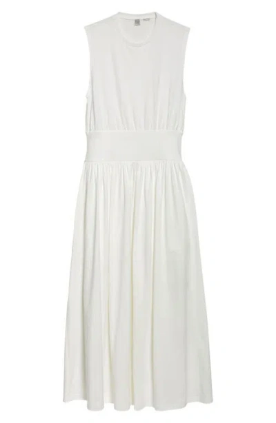 TOTÊME TOTEME SLEEVELESS COTTON MIDI DRESS