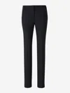 Totême Low-rise Slim Pants In Zipper Closure