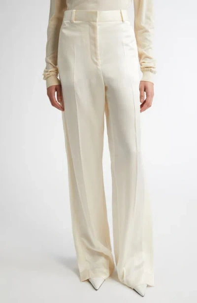 Totême Toteme Slit Cuff Trousers In Macadamia