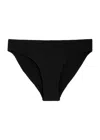 Totême Smocked-finish Bikini Bottoms In Black