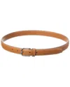 Totême Toteme Stitch Detail Leather Belt In Brown
