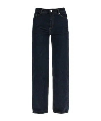 Totême Straight-leg Jeans In Black