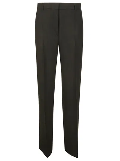 Totême Straight Leg Relaxed Trousers In Black