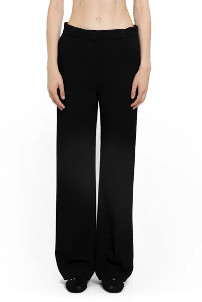 Totême Straight Leg Relaxed Pants In Black