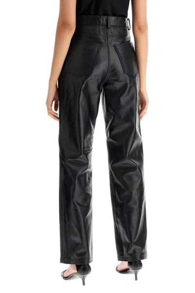 Totême Toteme Straight Pants In Black