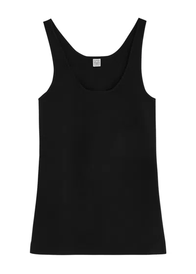 Totême Toteme Women Knitted Tank Top In Black