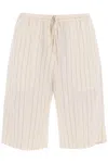 Totême Beige Relaxed Shorts