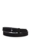 Totême Toteme Suede Slim Belt In Brown