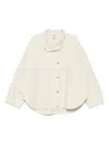 Totême Toteme Summer Parachute Jacket In White