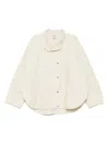 Totême Toteme Summer Parachute Jacket In White