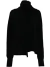 Totême Draped Scarf Jumper In Granite