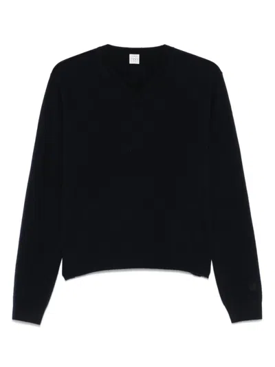 TOTÊME TOTEME CASHMERE V-NECKED SWEATER