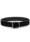 Totême Toteme Women Swirl Suede Belt In Black