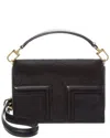 Totême Toteme T Flap Mini Haircalf & Leather Shoulder Bag