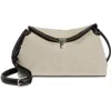 Totême Toteme T-lock Canvas Clutch In Beige