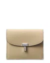 Totême Toteme T Lock Fold-over Small Leather Card Case