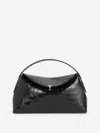 Totême T-lock Suede Shoulder Bag In Swivel Closure