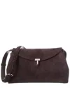 Totême Toteme T Lock Suede Satchel