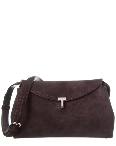 Totême Toteme T-lock Suede Shoulder Bag