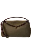 Totême Toteme T-lock Top Handle Leather Satchel