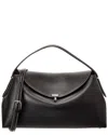 Totême Toteme T-lock Top Handle Leather Satchel