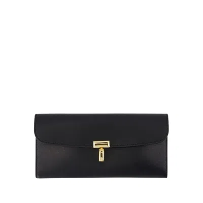 Totême Toteme T-lock Wallet In Black