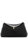 Totême Toteme T-lock Woven Leather Top Handle Bag