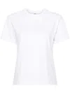 Totême Toteme Women Crew-neck Organic Cotton T-shirt In Beige