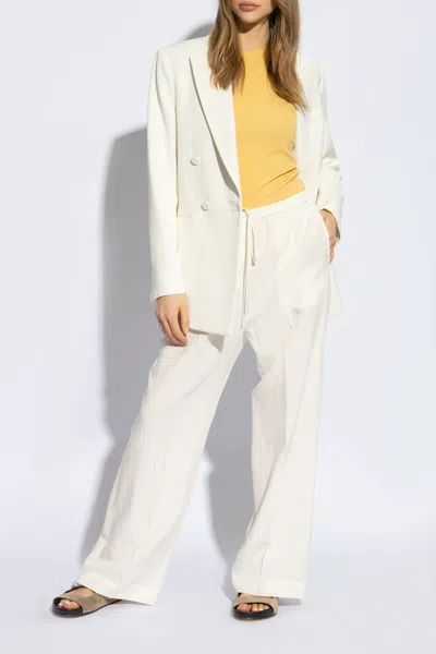 Totême Toteme Fluid Jersey Sleeveless Top In Yellow