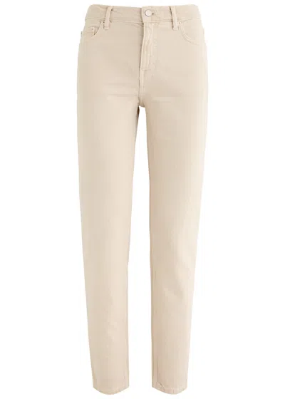 Totême Toteme Tapered-leg Jeans In Cream