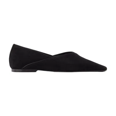 Totême Toteme The Everyday Flat Ballerinas In Black