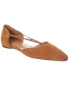 Totême Toteme The T-strap Flat Shoes In Brown