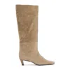 Totême The Wide Shaft Boots In Beige