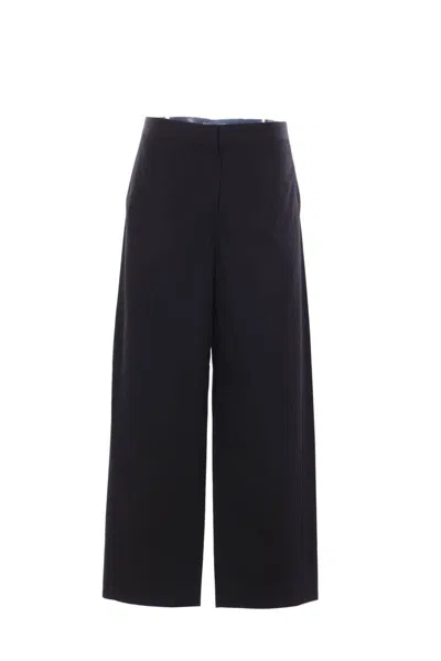 Totême Toteme Women Trousers With Stitching Detail In Black