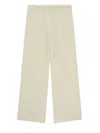 Totême Toteme Drawstring Trousers In Beige