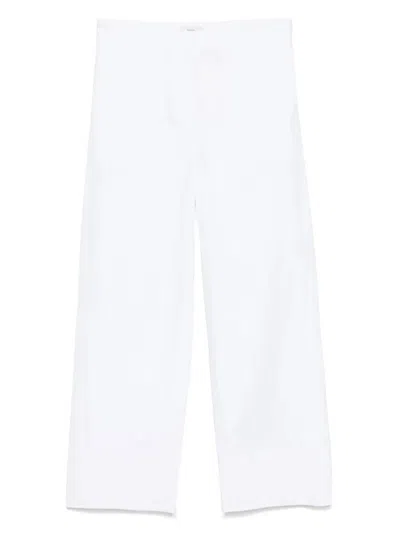TOTÊME TOTEME TROUSERS WITH STITCHING DETAIL