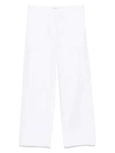 TOTÊME TOTEME TROUSERS WITH STITCHING DETAIL