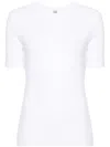 Totême Toteme Classic Rib Tee In White