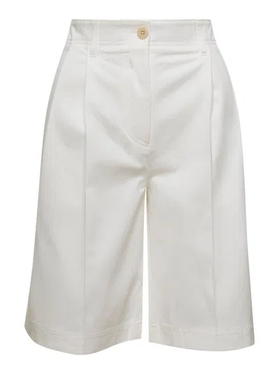 Totême Bermuda Shorts In White