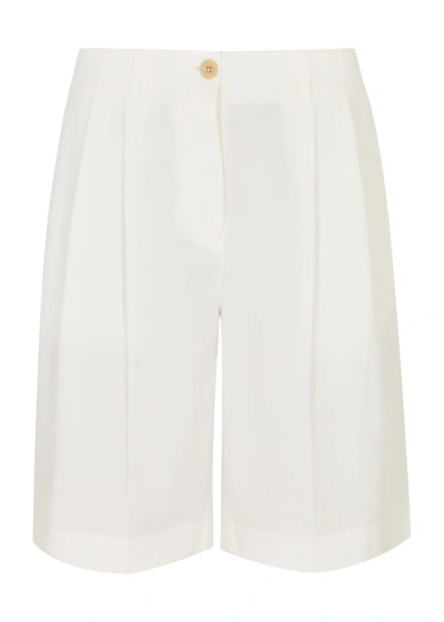 Totême Toteme Twill Shorts In White