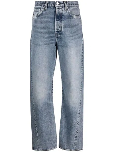 Totême Toteme Twisted Seam Denim Full Length Clothing In Blue
