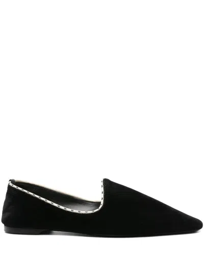 TOTÊME TOTEME VELVET BALLERINAS
