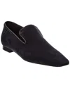 Totême The Venetian Velvet Loafers In Grey