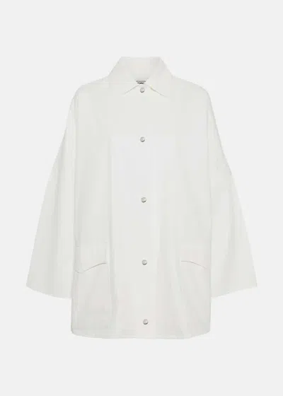 Totême Toteme Organic Cotton Overshirt For In White