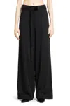 Totême Toteme Tie-waist Fluid Trousers In Black