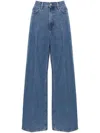 Totême Toteme Women Wide-leg Dennim Jeans In Blue