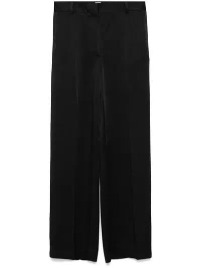 Totême Toteme Wide-leg Trousers In Black