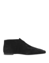 Totême Toteme Woman Ankle Boots Black Size 8 Leather In Black